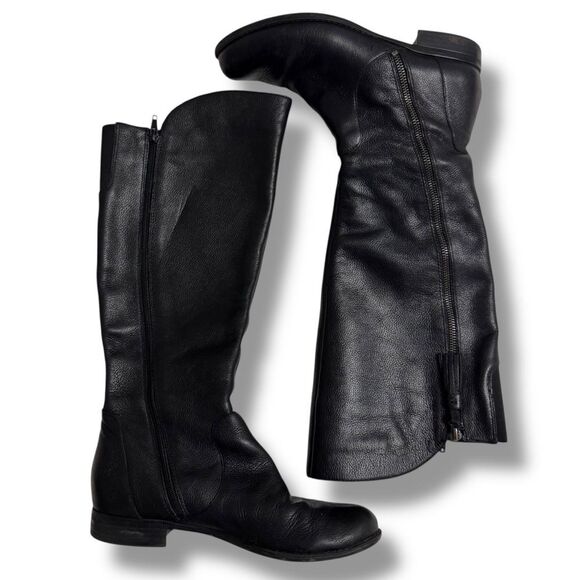 Naturalizer Jinnie Black Tassel Knee High Riding Boots Size 8.5 - Picture 1 of 11